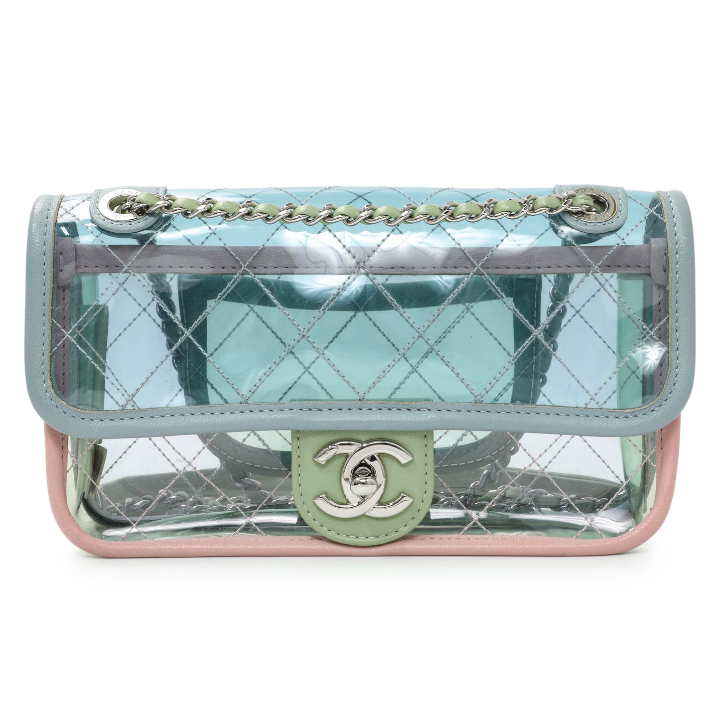 Exclusive Chanel Coco Splash Mini PVC Flap Bag — Side View