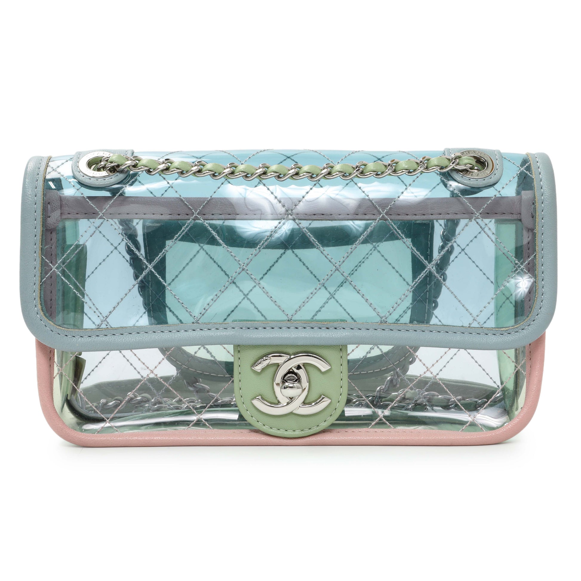 Exclusive Chanel Coco Splash Mini PVC Flap Bag — Side View