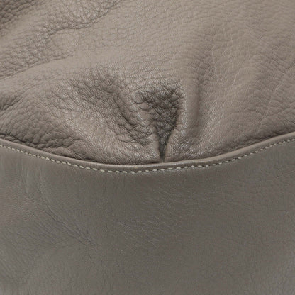 Exclusive Gucci Grey Calfskin G Wave Shoulder Bag — Top View
