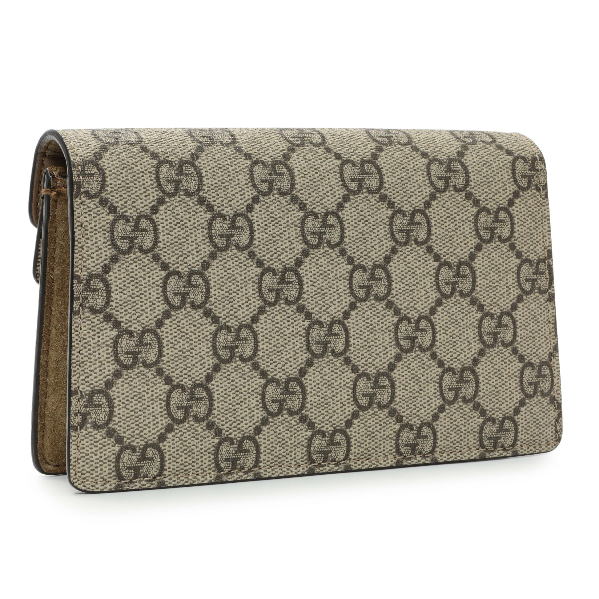 Exclusive Gucci GG Supreme Monogram Super Mini Dionysus — Side View