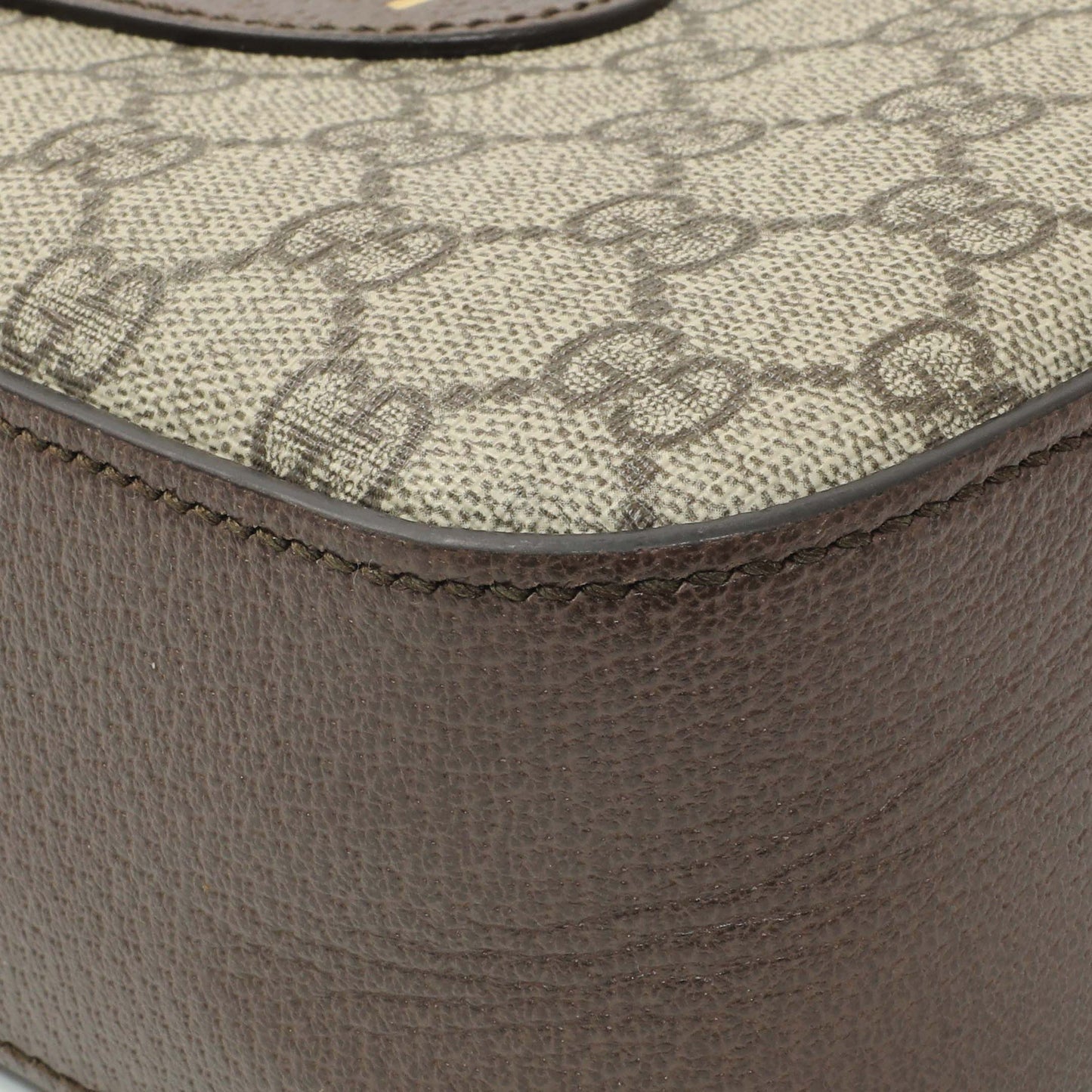 Exclusive Gucci GG Supreme Monogram Web Neo Vintage Shoulder Bag — Detail View