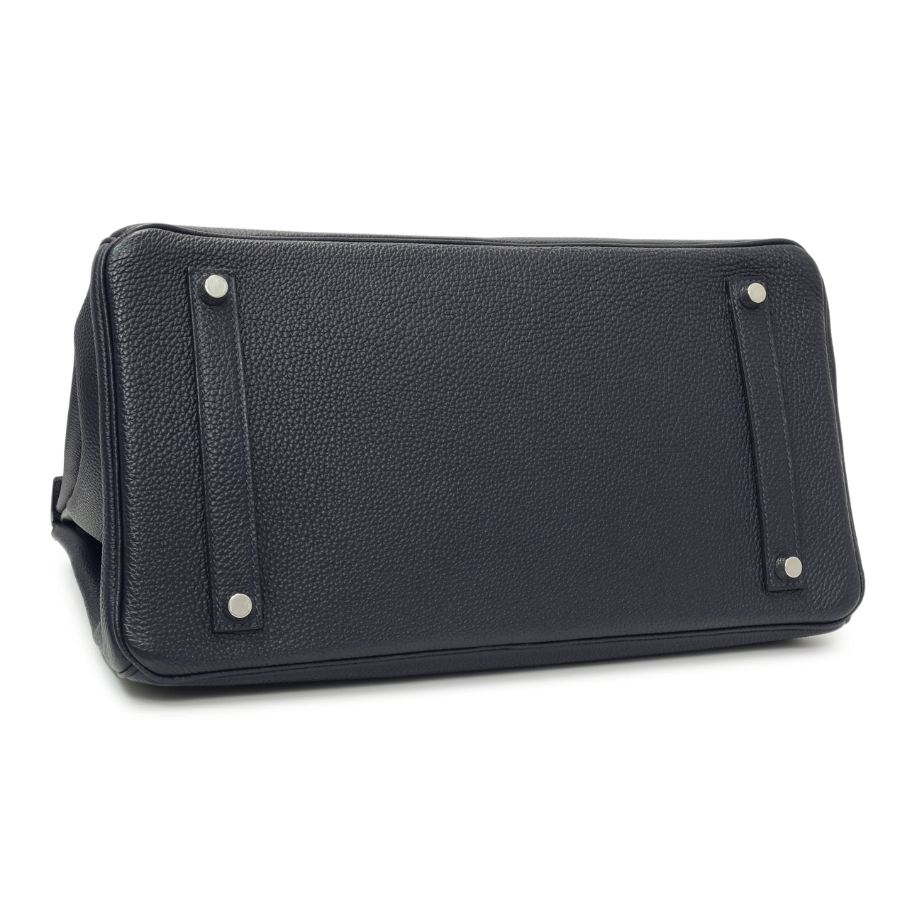 Exclusive Hermes Bleu Nuit Togo Birkin 35 — Back View