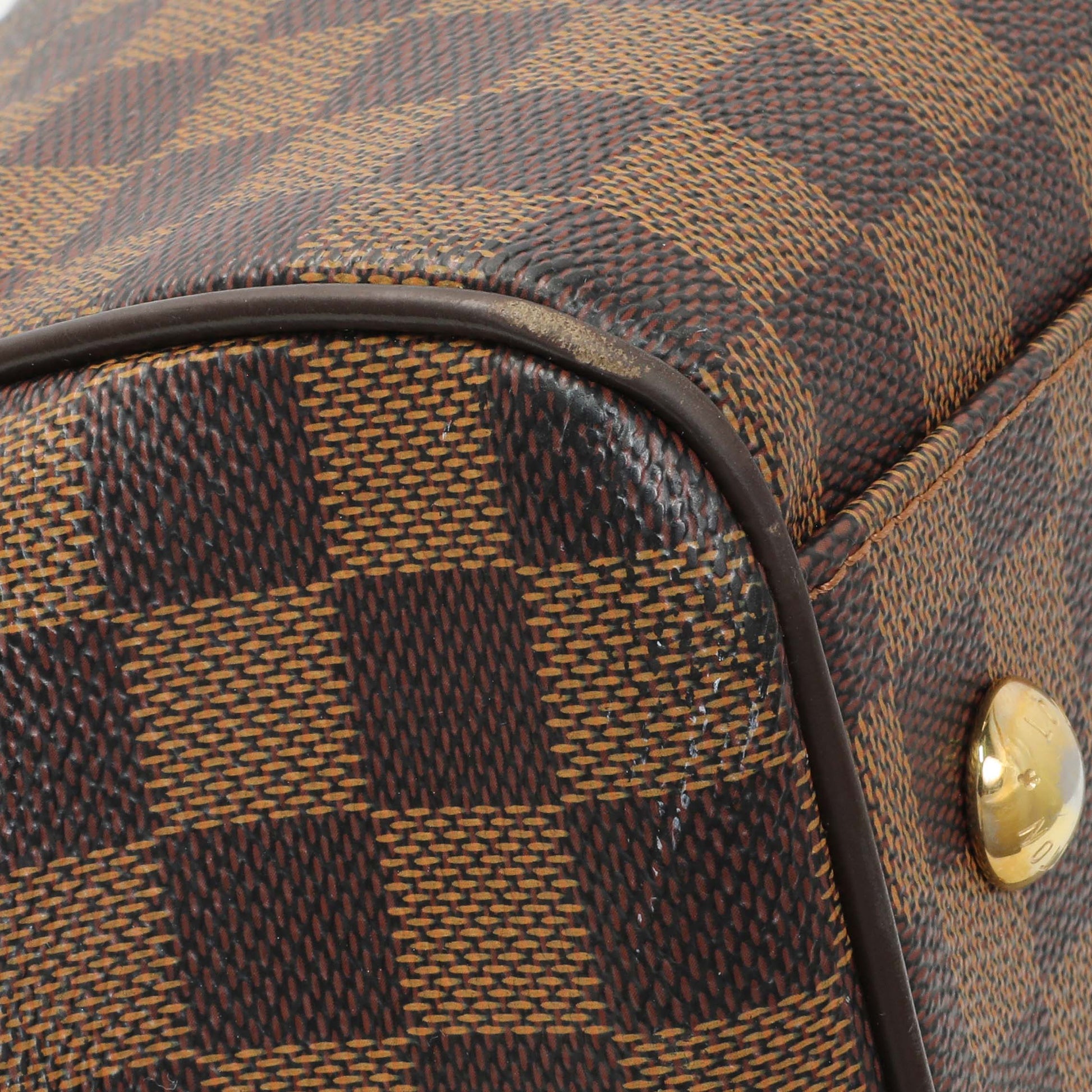 Exclusive Louis Vuitton Damier Ebene Trevi PM — Top View