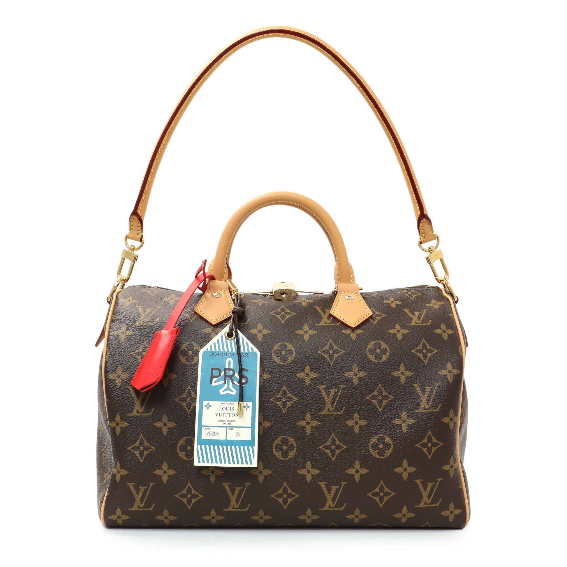 Exclusive Louis Vuitton Monogram Speedy Soft Crafty 30 — Front View