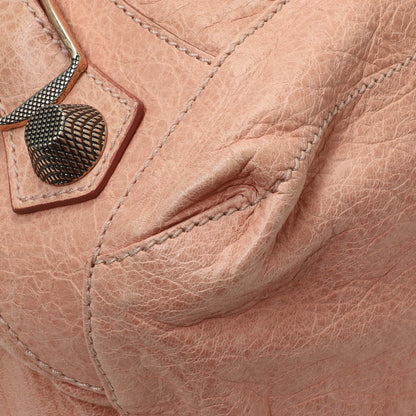 Exclusive Balenciaga Pink Agneau Giant 21 Hardware Day Hobo — Top View