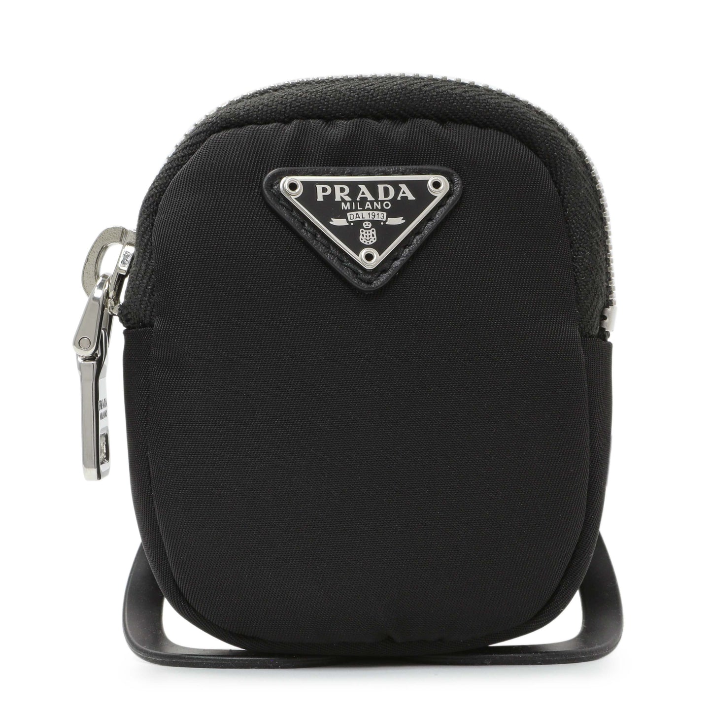 Exclusive Prada Black Nylon Smartphone Case — Side View