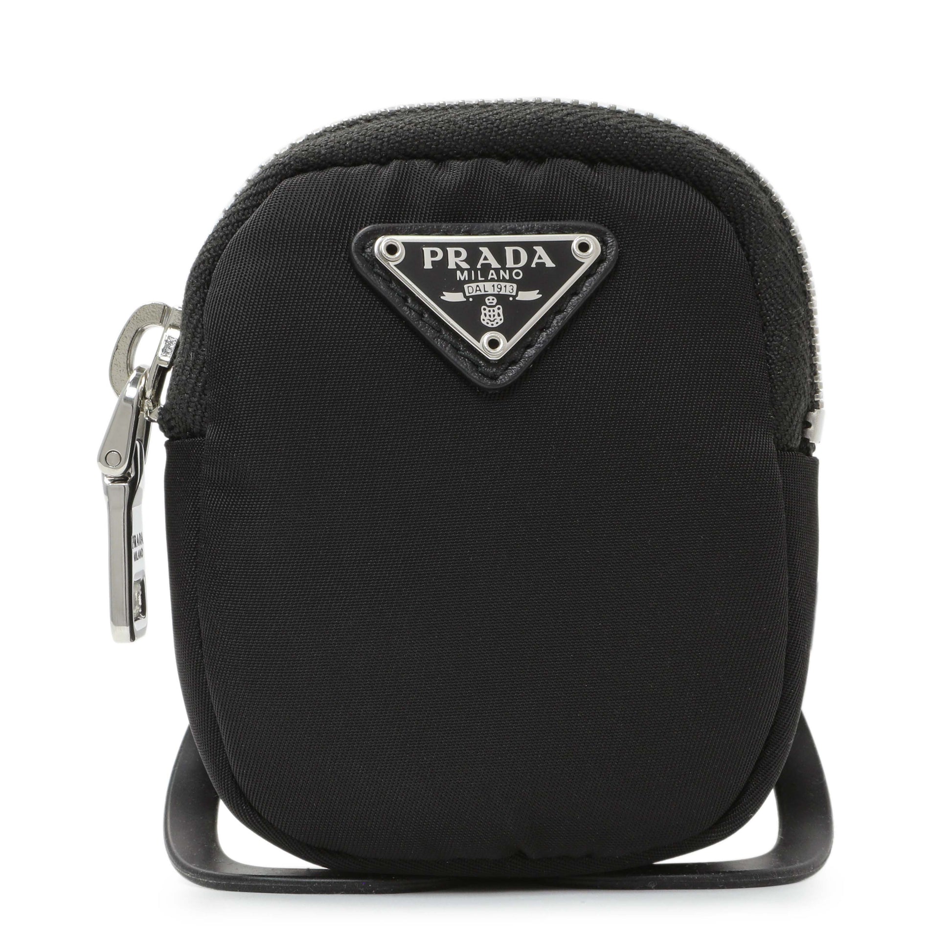 Exclusive Prada Black Nylon Smartphone Case — Side View