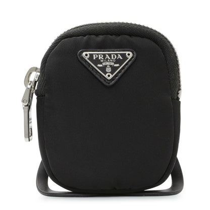 Exclusive Prada Black Nylon Smartphone Case — Side View