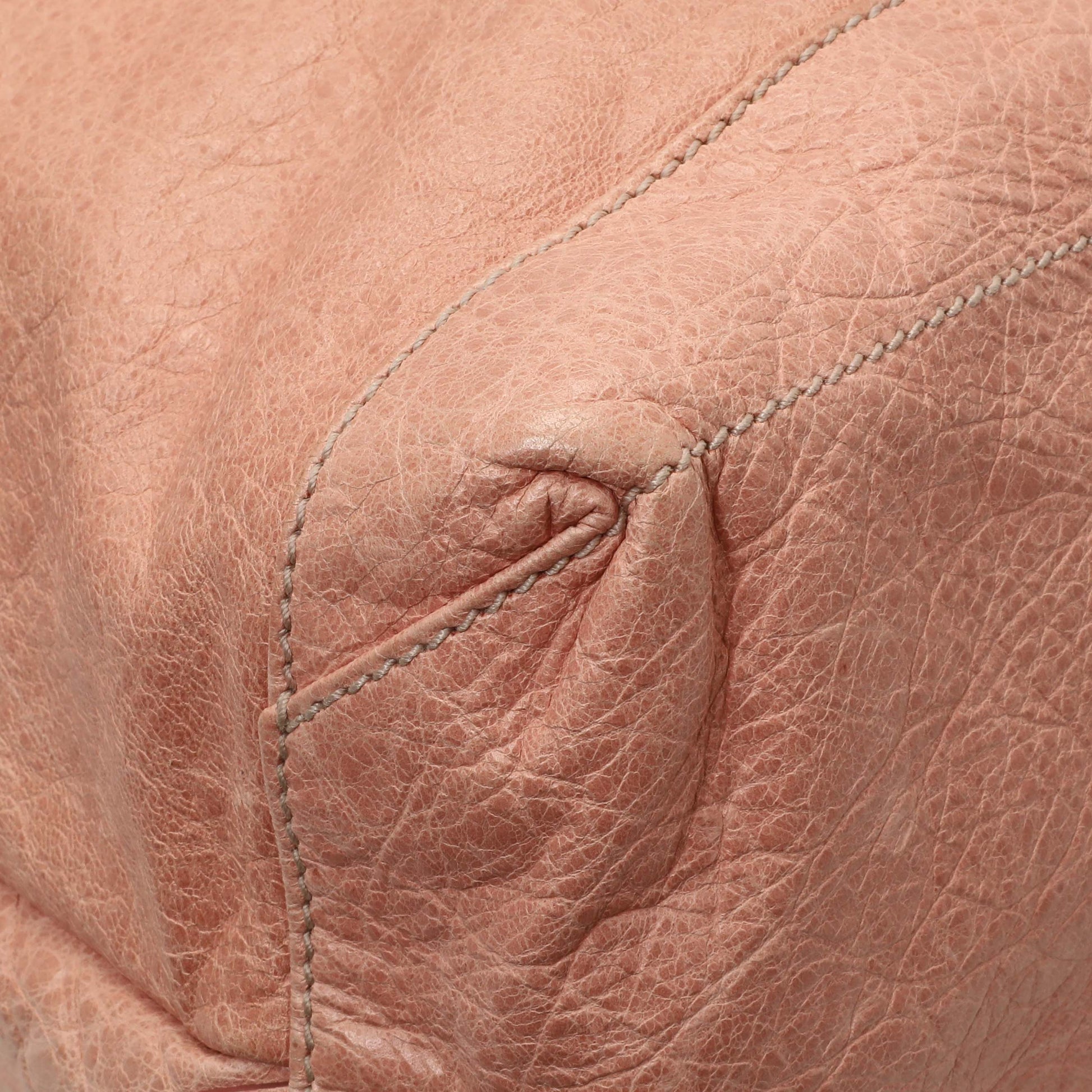 Exclusive Balenciaga Pink Agneau Giant 21 Hardware Day Hobo — Lifestyle View
