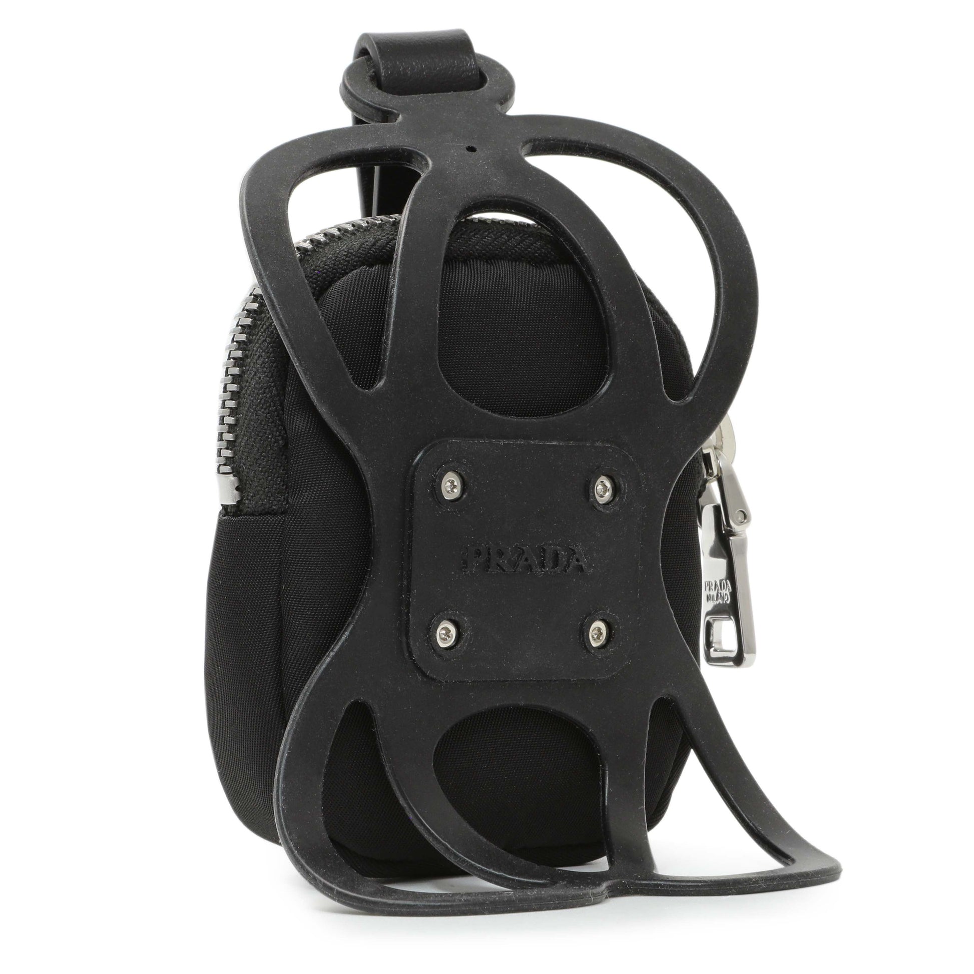 Exclusive Prada Black Nylon Smartphone Case — Top View