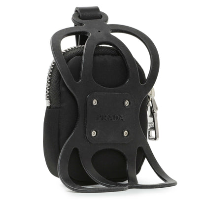 Exclusive Prada Black Nylon Smartphone Case — Top View
