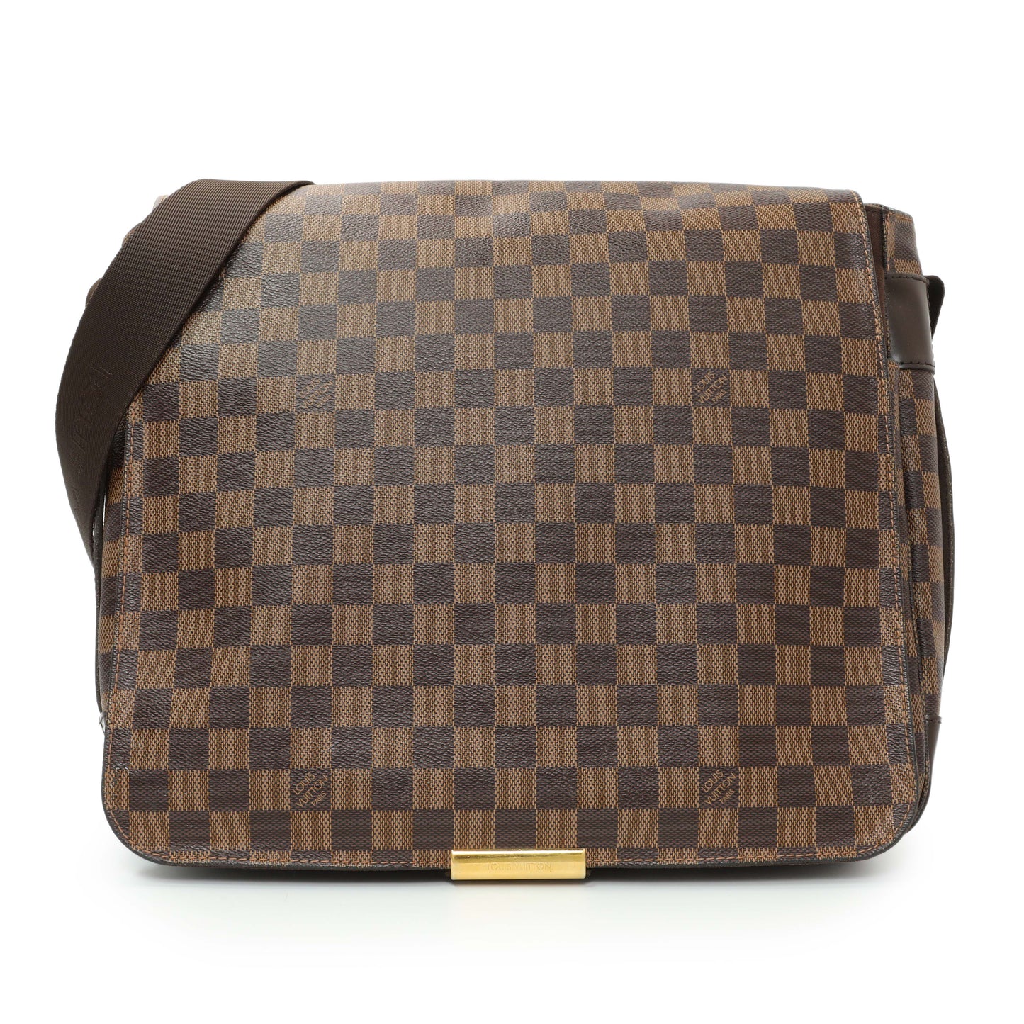 Exclusive Lous Vuitton Damier Ebene Bastille Messenger — Front View