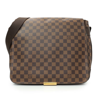 Exclusive Lous Vuitton Damier Ebene Bastille Messenger — Front View