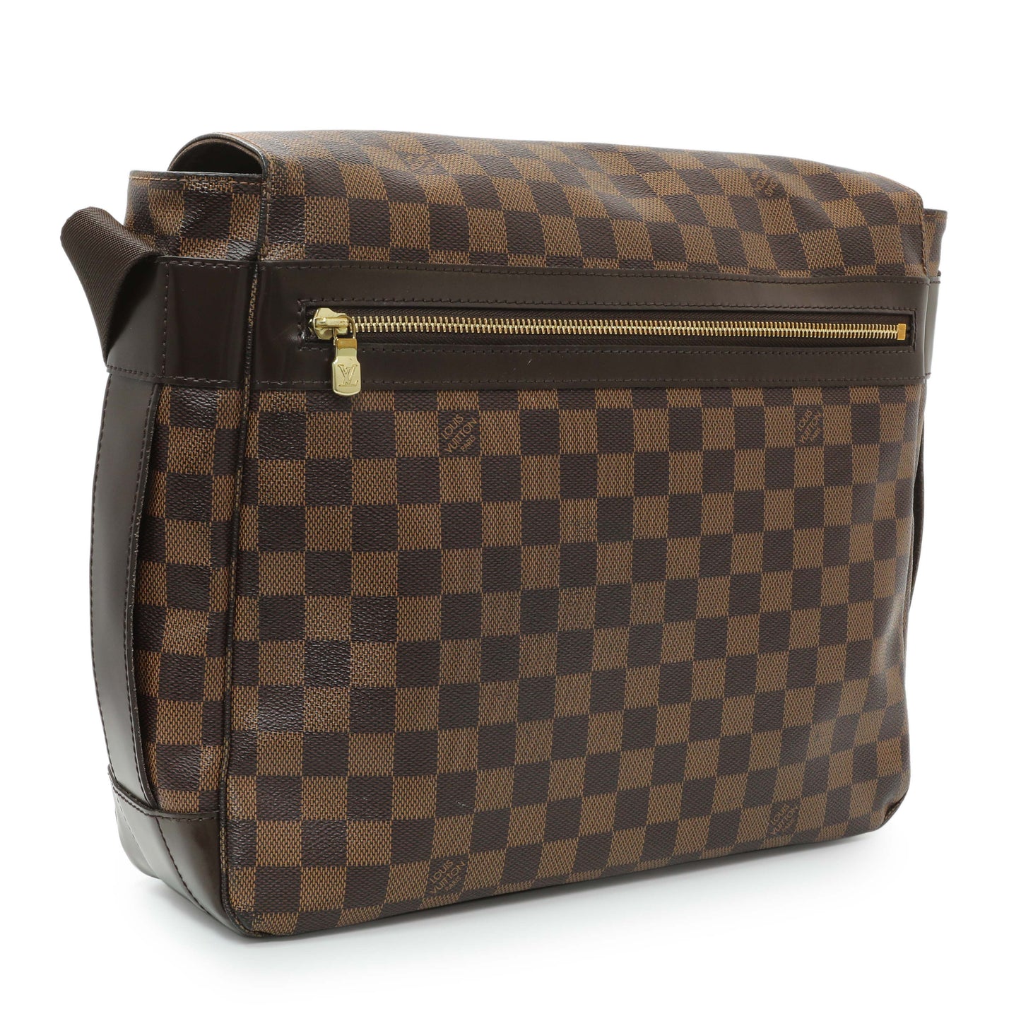 Exclusive Lous Vuitton Damier Ebene Bastille Messenger — Side View