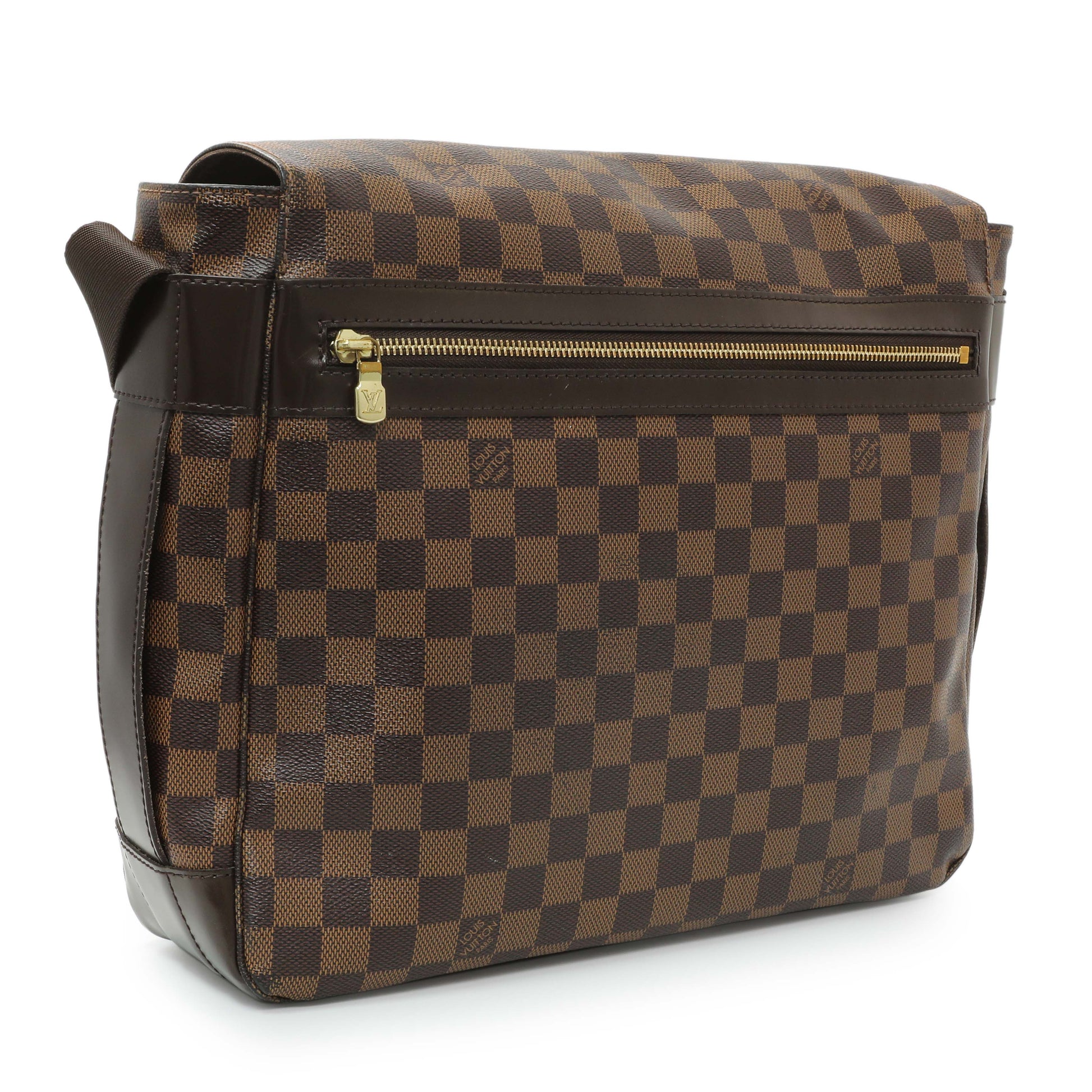 Exclusive Lous Vuitton Damier Ebene Bastille Messenger — Side View
