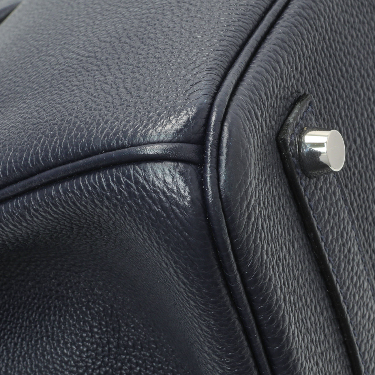 Exclusive Hermes Bleu Nuit Togo Birkin 35 — Lifestyle View