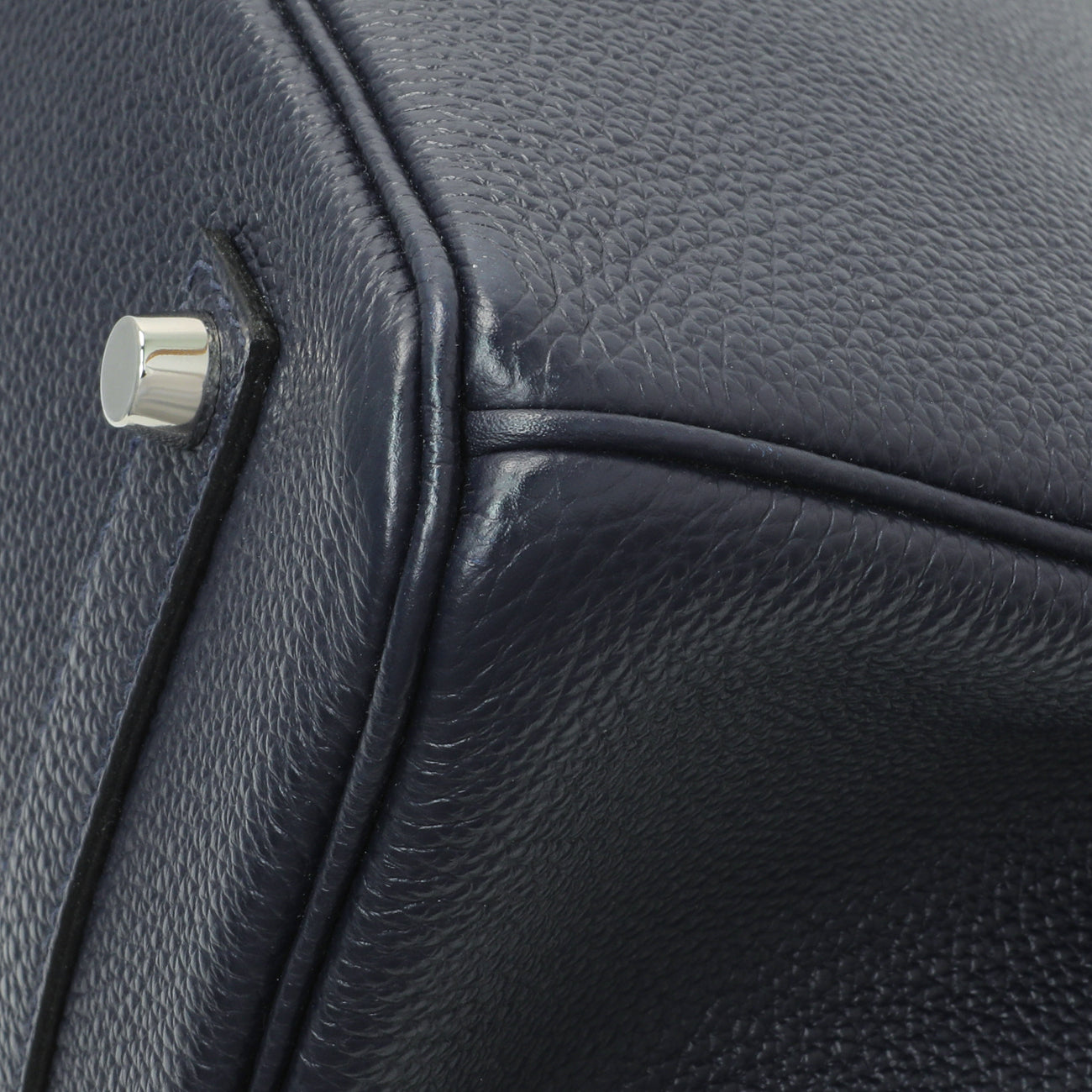 Exclusive Hermes Bleu Nuit Togo Birkin 35 — Alternate View 7