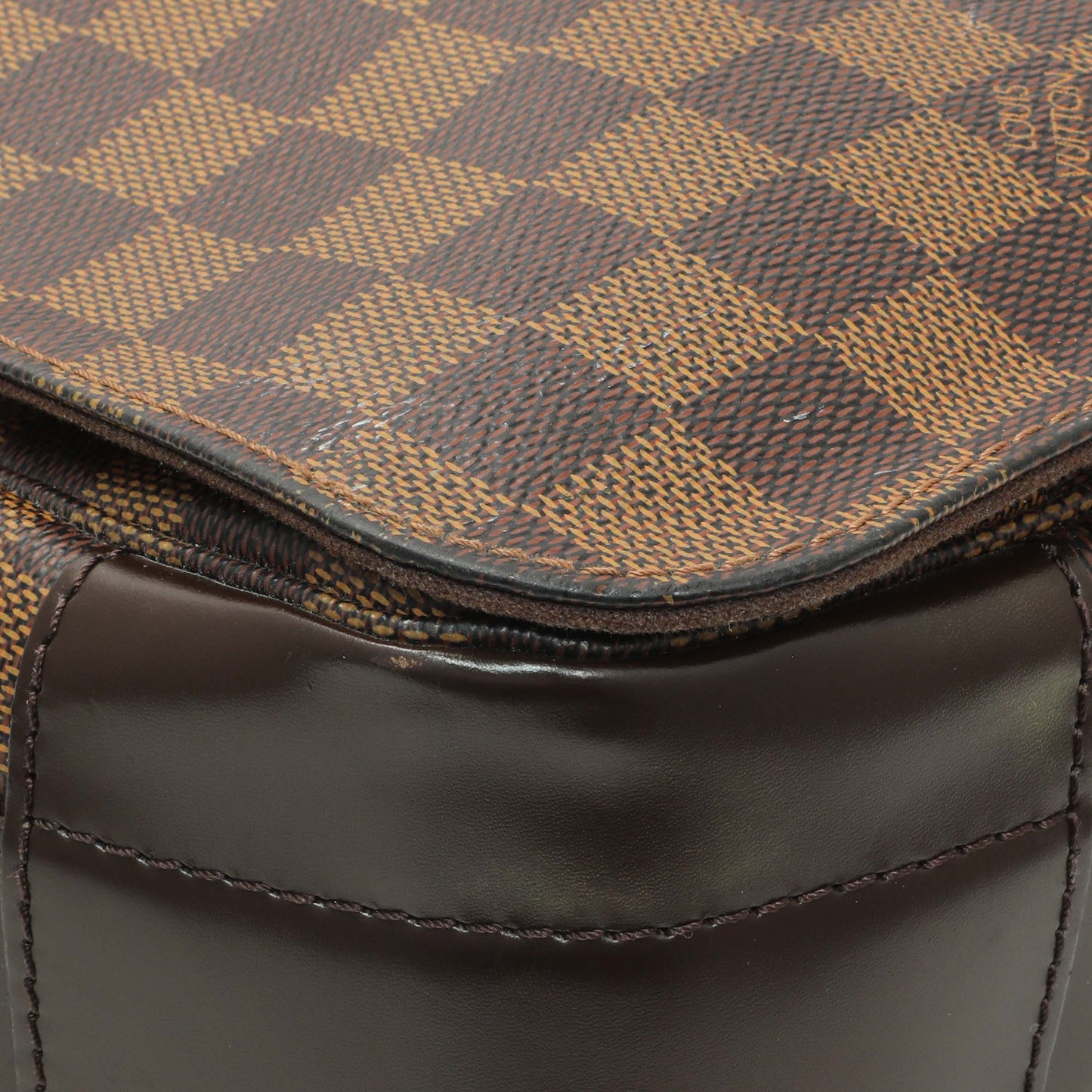 Exclusive Lous Vuitton Damier Ebene Bastille Messenger — Top View