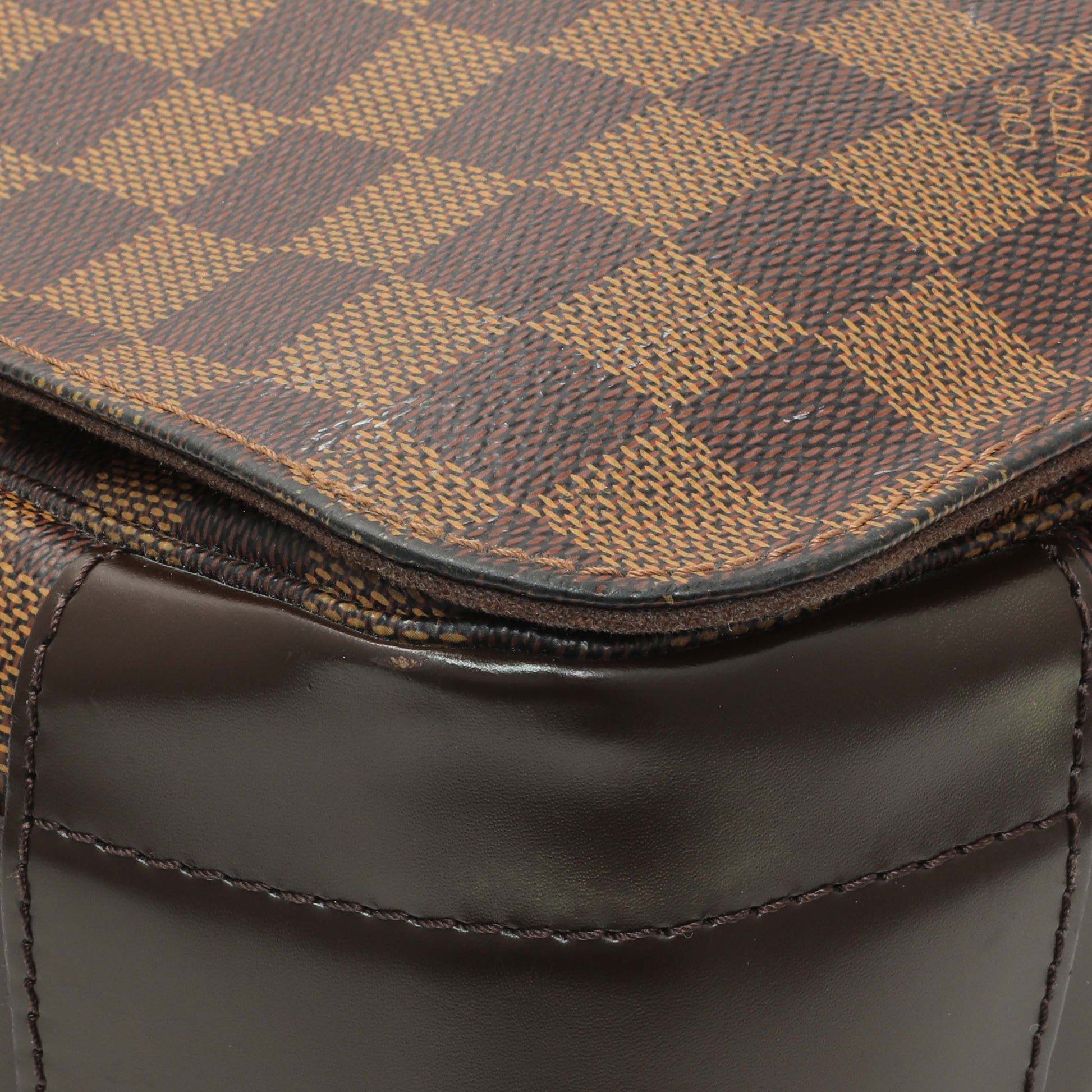 Exclusive Lous Vuitton Damier Ebene Bastille Messenger — Top View