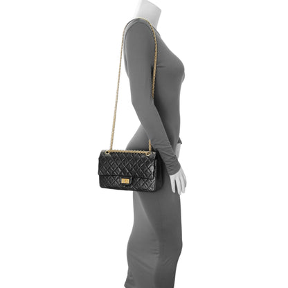 Exclusive Chanel Black Quilted Aged Calfskin 2.55 Reissue 225 Flap — Alternate View 7