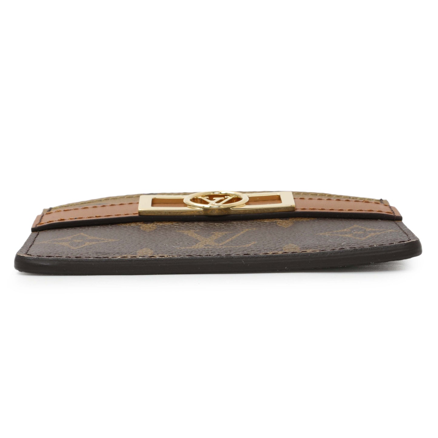 Exclusive Louis Vuitton Reverse Monogram Dauphine Card Holder — Back View