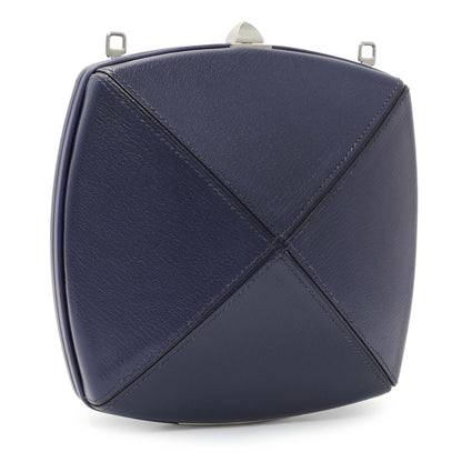 Exclusive Hermes Purple Clou Medor Clutch — Side View