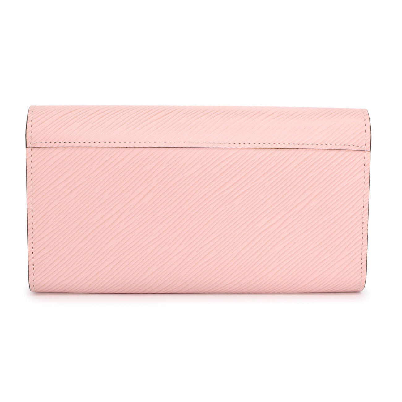 Exclusive Louis Vuitton Rose Ballerine Epi Twist Wallet — Side View