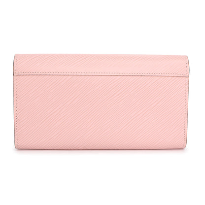 Exclusive Louis Vuitton Rose Ballerine Epi Twist Wallet — Side View