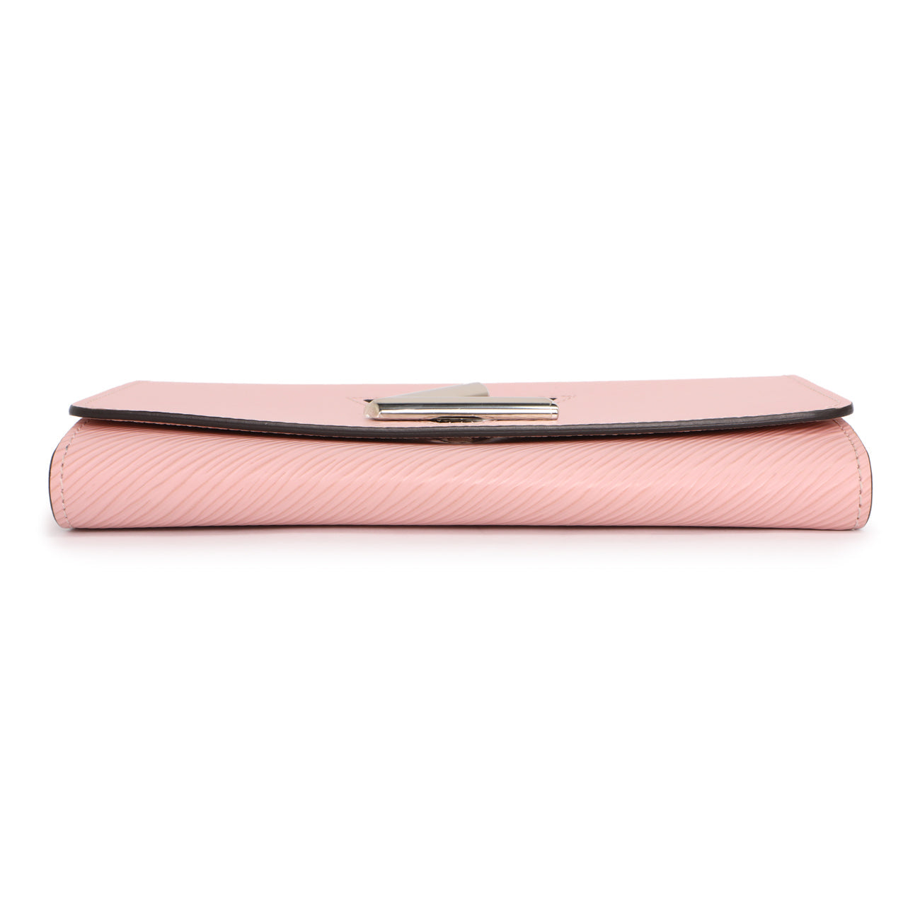 Exclusive Louis Vuitton Rose Ballerine Epi Twist Wallet — Back View