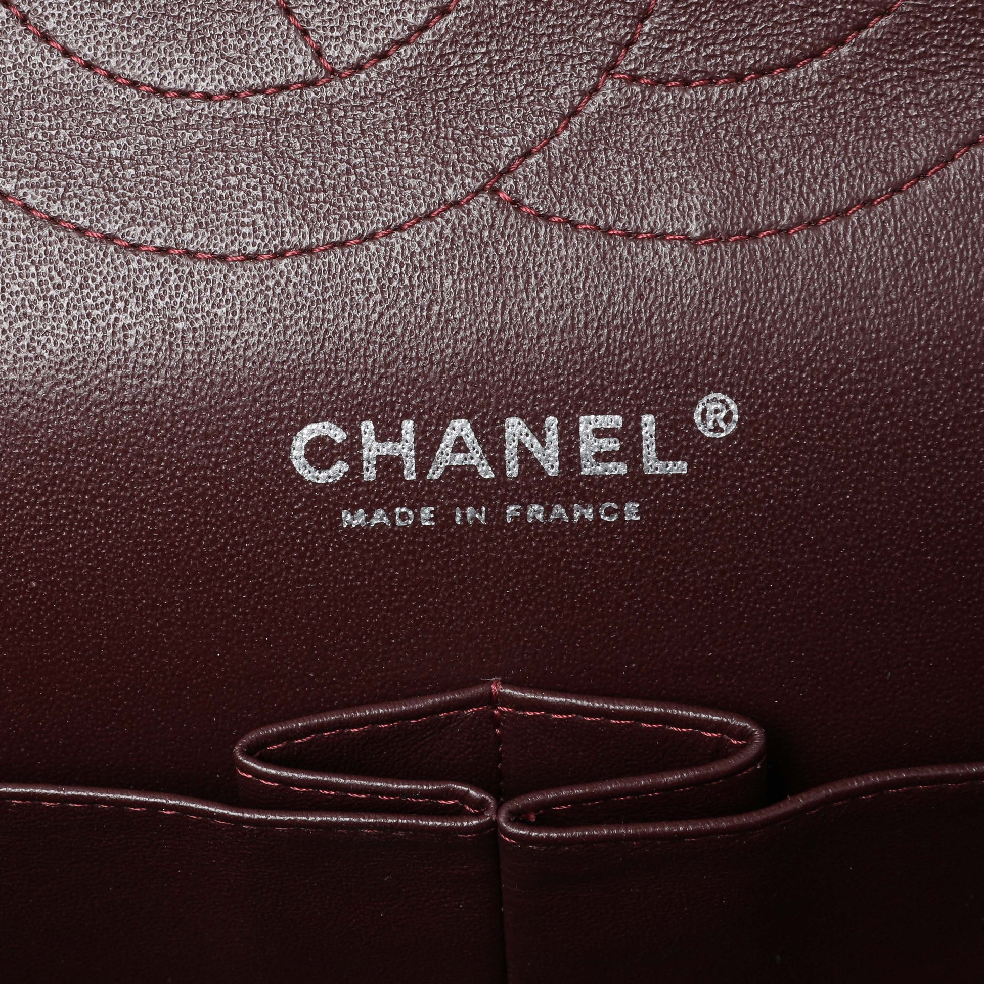 Exclusive Chanel Black Caviar Jumbo Classic Double Flap — Alternate View 9