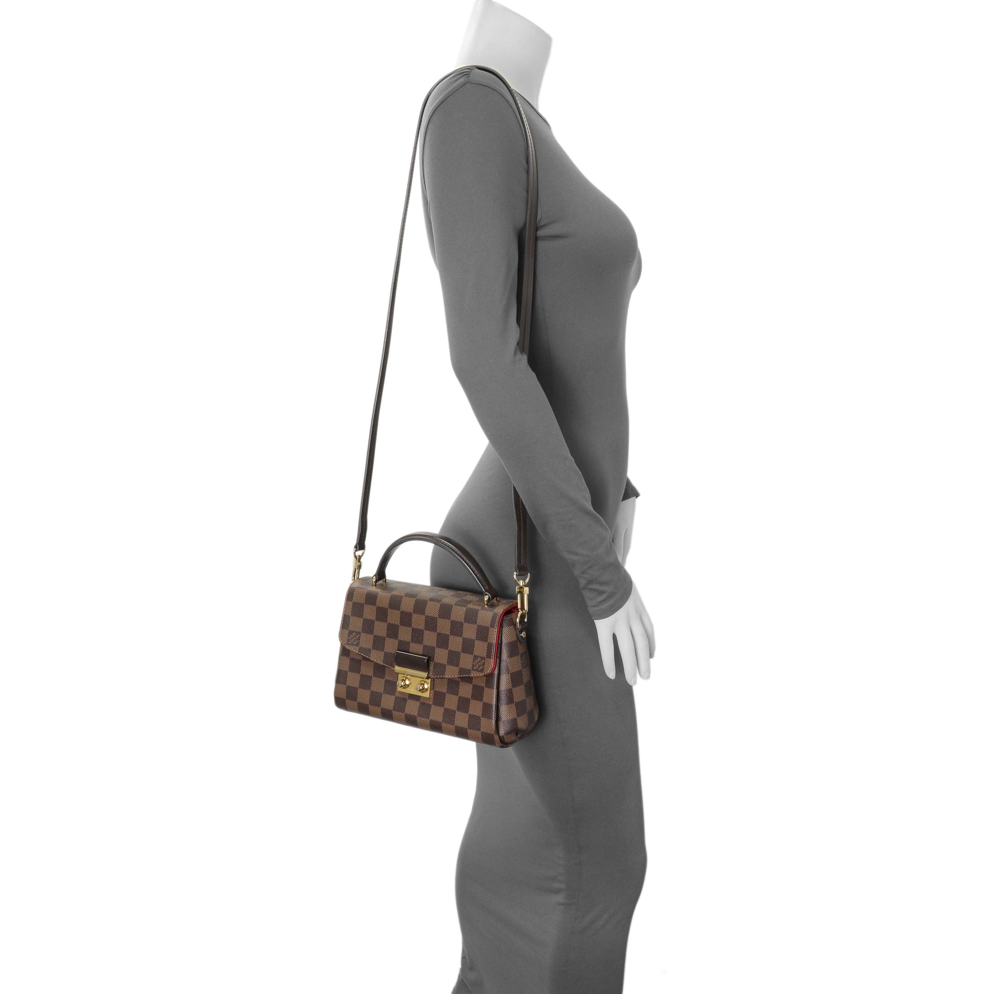 Exclusive Louis Vuitton Damier Ebene Croisette — Lifestyle View
