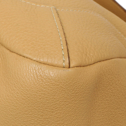 Exclusive Prada Beige Vitello Daino Shoulder Bag — Detail View