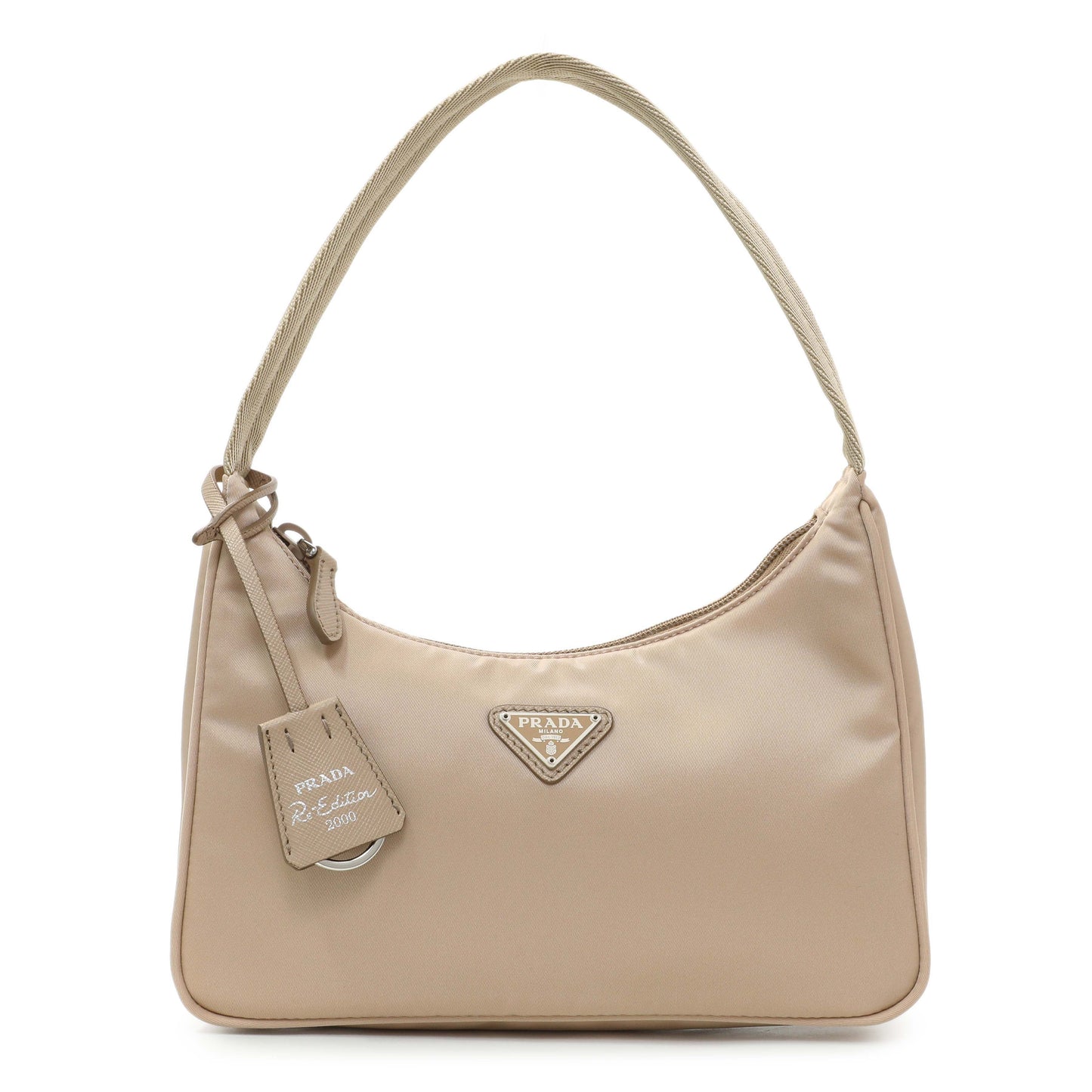 Exclusive Prada Cameo Nylon Mini Re-Edition 2000 Bag — Front View