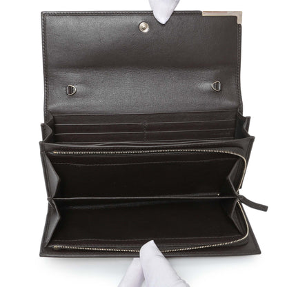Exclusive Gucci Monogram Canvas Chain Wallet — Top View