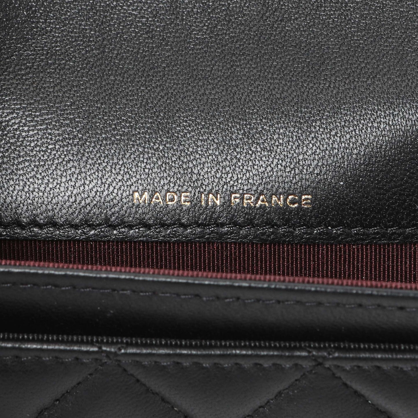 Exclusive Chanel Black Lambskin Quilted Flap Card Holder Wallet — Lifestyle View