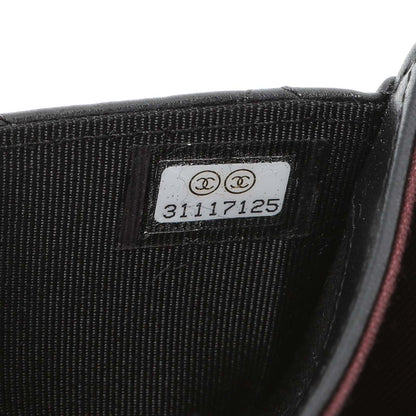 Exclusive Chanel Black Lambskin Quilted Flap Card Holder Wallet — Alternate View 7