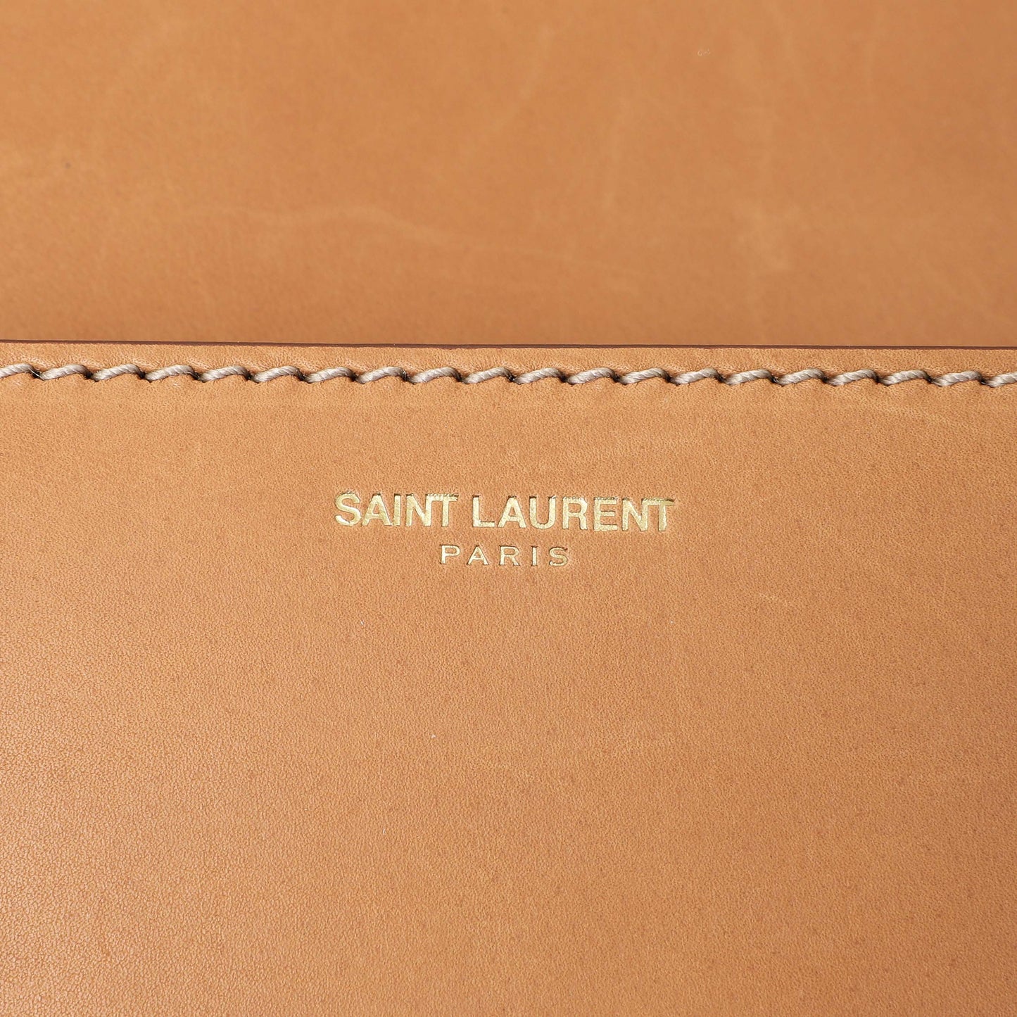 Exclusive Saint Laurent Calfskin University Shoulder Bag — Detail View