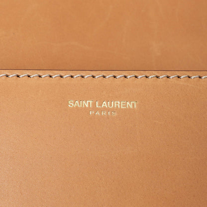 Exclusive Saint Laurent Calfskin University Shoulder Bag — Detail View
