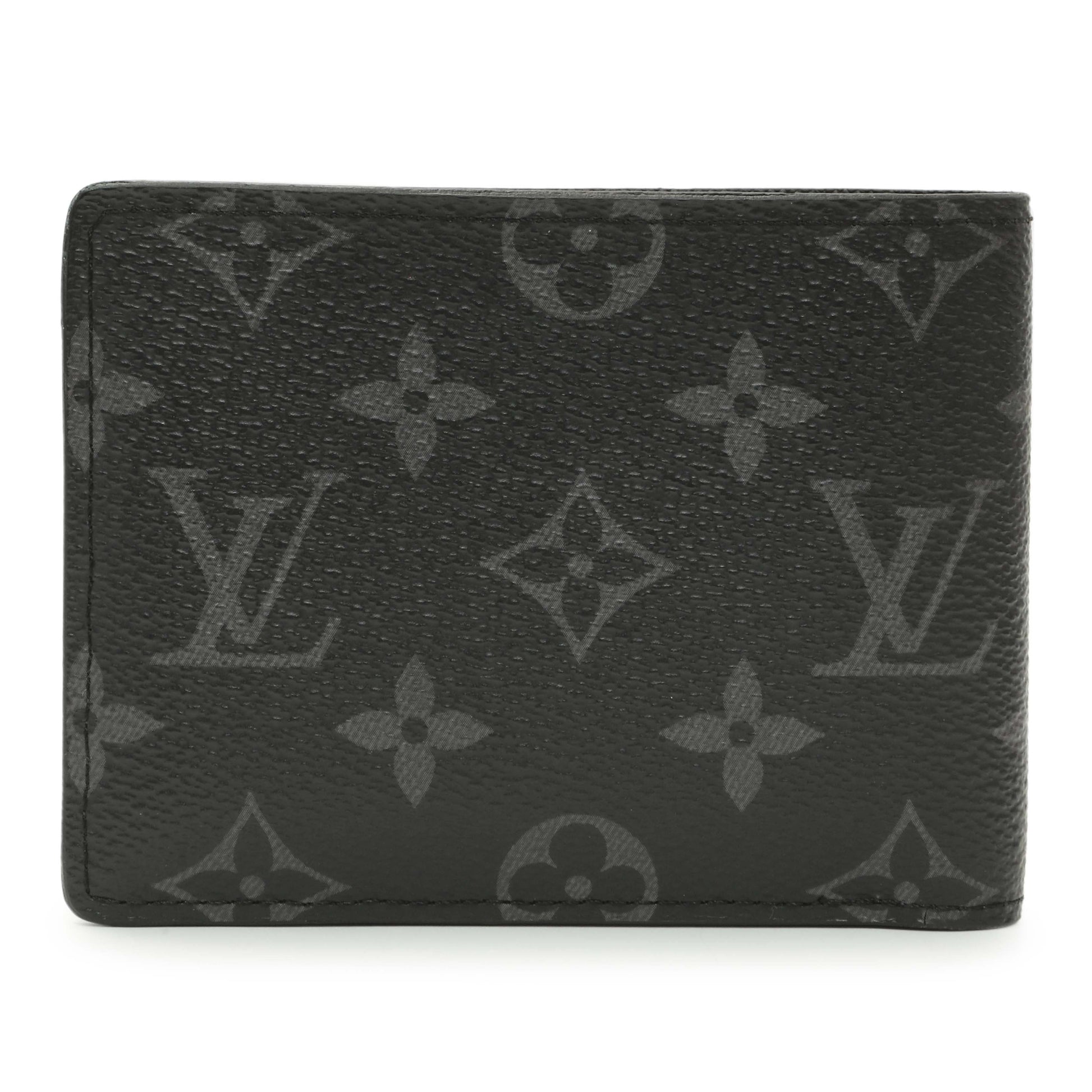 Exclusive Louis Vuitton Monogram Eclipse Multiple Wallet — Side View