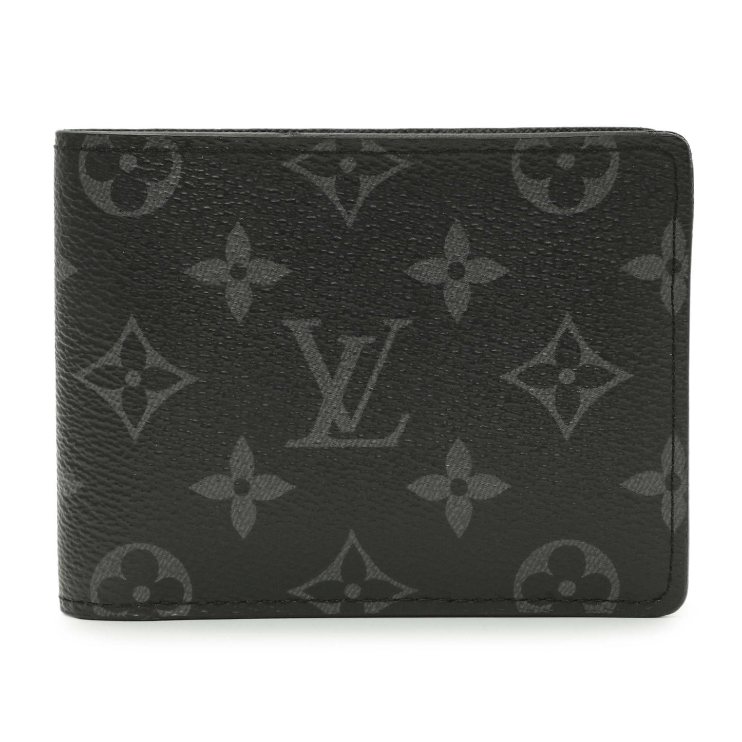 Exclusive Louis Vuitton Monogram Eclipse Multiple Wallet — Front View