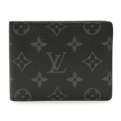 Exclusive Louis Vuitton Monogram Eclipse Multiple Wallet — Front View