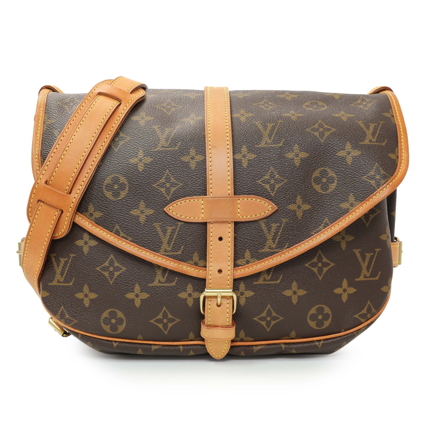 Exclusive Louis Vuitton Monogram Saumur 30 — Front View