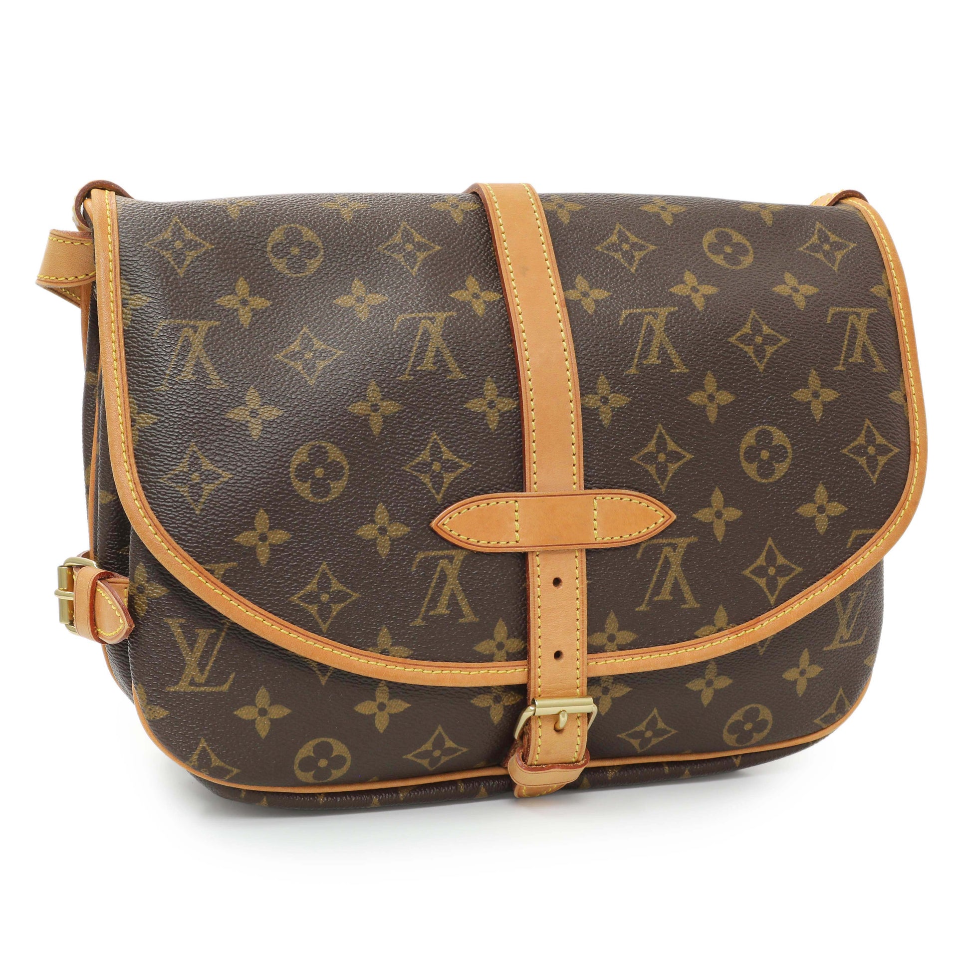Exclusive Louis Vuitton Monogram Saumur 30 — Side View