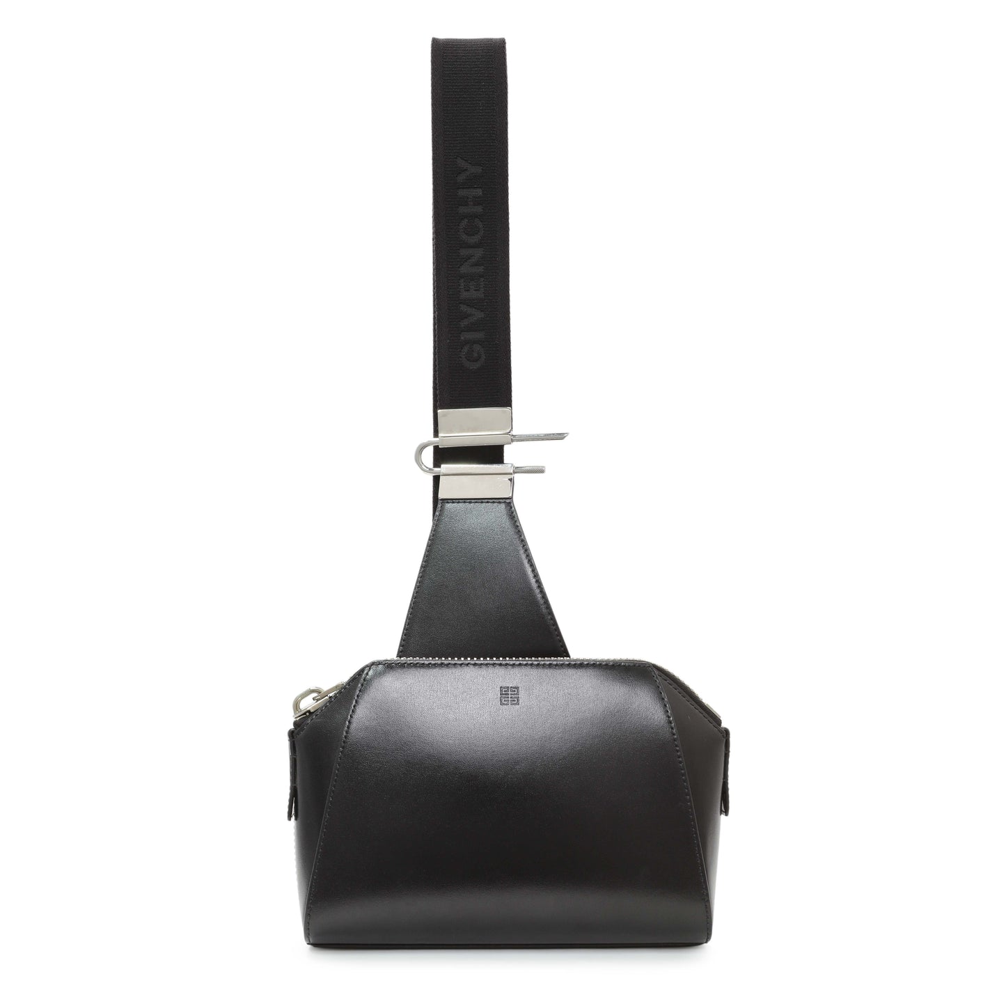 Exclusive Givenchy Black Calfskin Antigona U Crossbody Bag — Front View