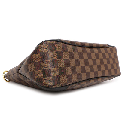 Exclusive Louis Vuitton Damier Ebene Black Odeon MM — Back View