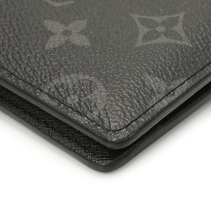 Exclusive Louis Vuitton Monogram Eclipse Multiple Wallet — Top View