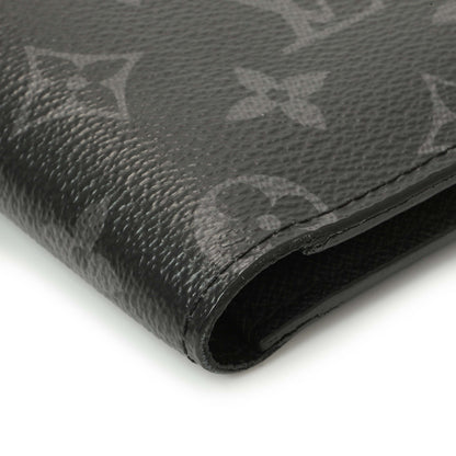 Exclusive Louis Vuitton Monogram Eclipse Multiple Wallet — Detail View