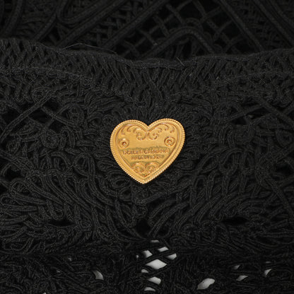 Exclusive Dolce & Gabbana Black Cordonetto Lace Tote — Alternate View 9