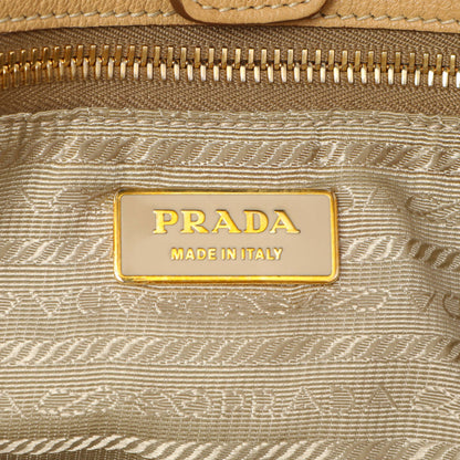 Exclusive Prada Beige Vitello Daino Shoulder Bag — Alternate View 9