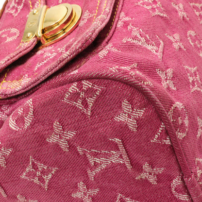 Exclusive Louis Vuitton Pink Monogram Denim Neo Speedy — Top View